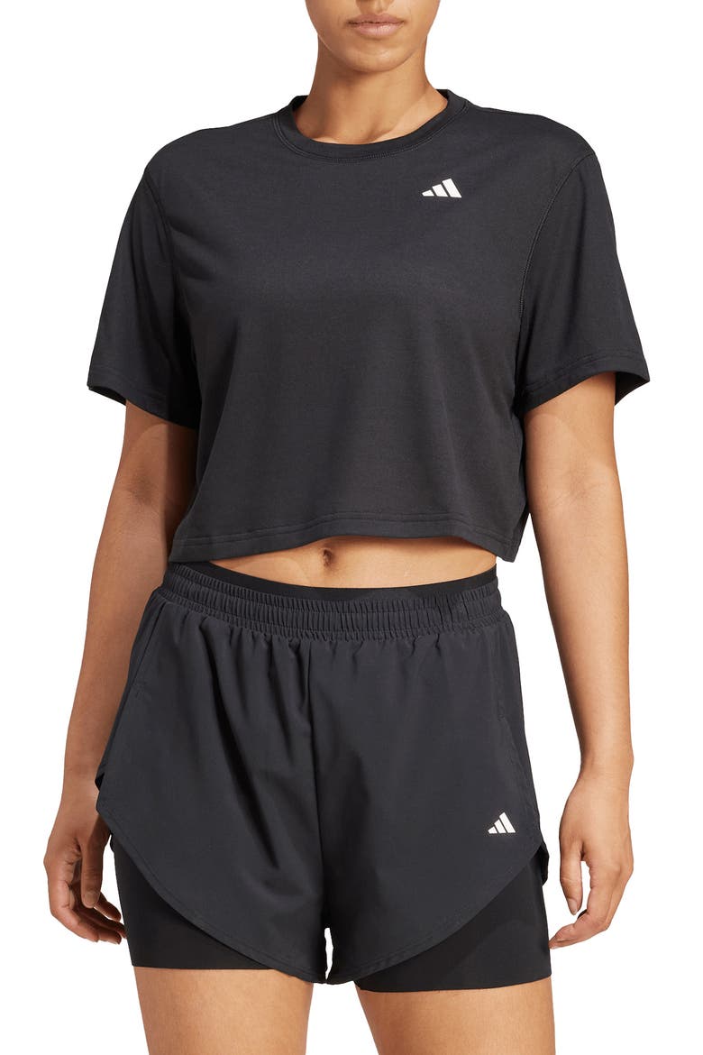 Train Essentials Boxy Workout T-Shirt, Main, color, BLACK