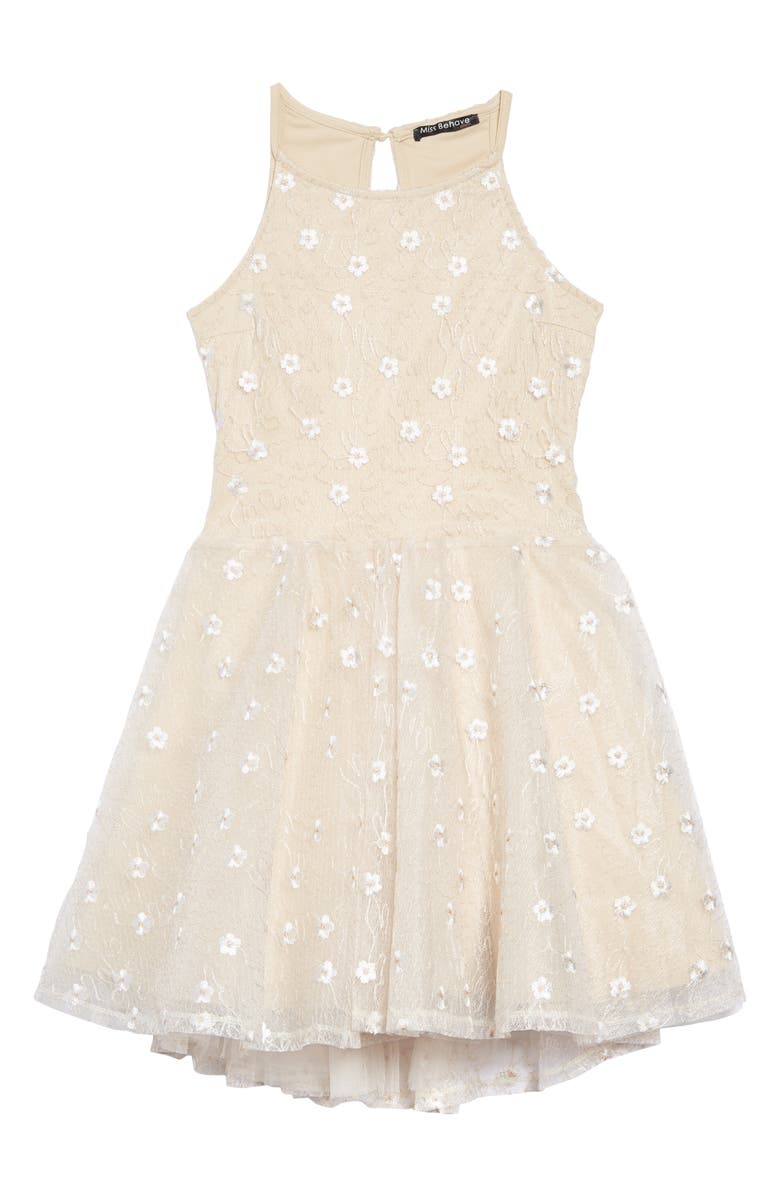 Miss Behave Josie Alençon Floral Dress, Main, color,