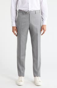 Zanella Parker Platinum Super 130's Gabardine Dress Pants