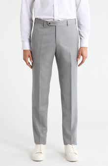 Zanella Parker Platinum Super 130's Gabardine Dress Pants