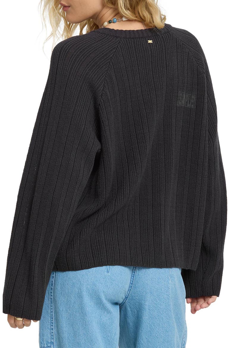 Dallas V-Neck Sweater, Alternate, color, BLACK SANDS
