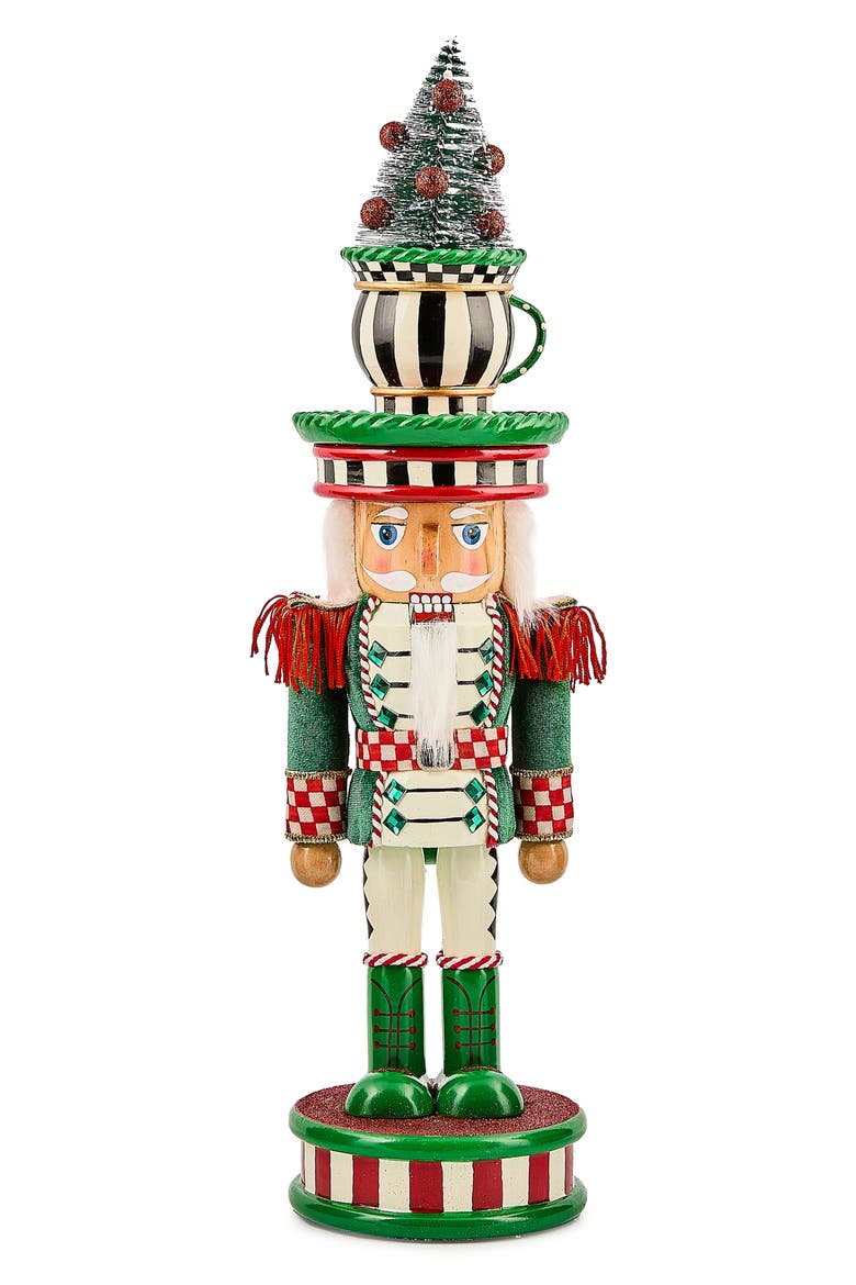 Check It Out Teacup Nutcracker, Main, color, GREEN