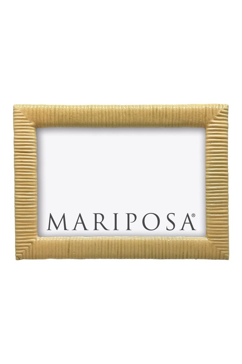 Woven Texture Yellow 4 x 6-Inch Picture Frame, Alternate, color, YELLOW