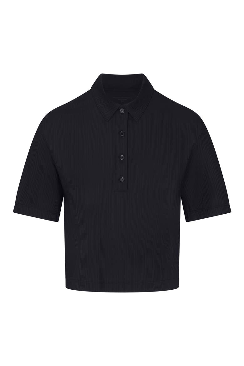 Lindsey Performance Textured Polo, Main, color, BLACK