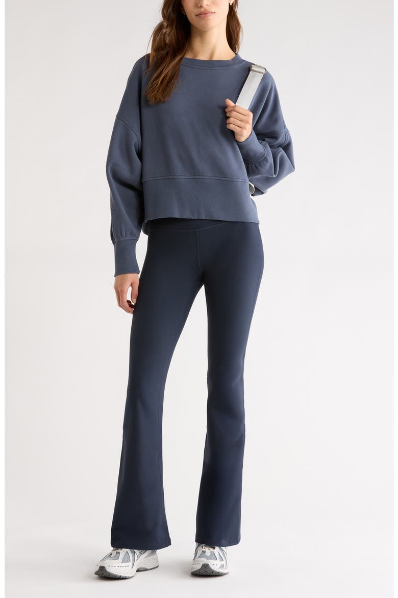 Cloud Fleece Relaxed Sweatshirt, Alternate, color, NAVY ARMADA