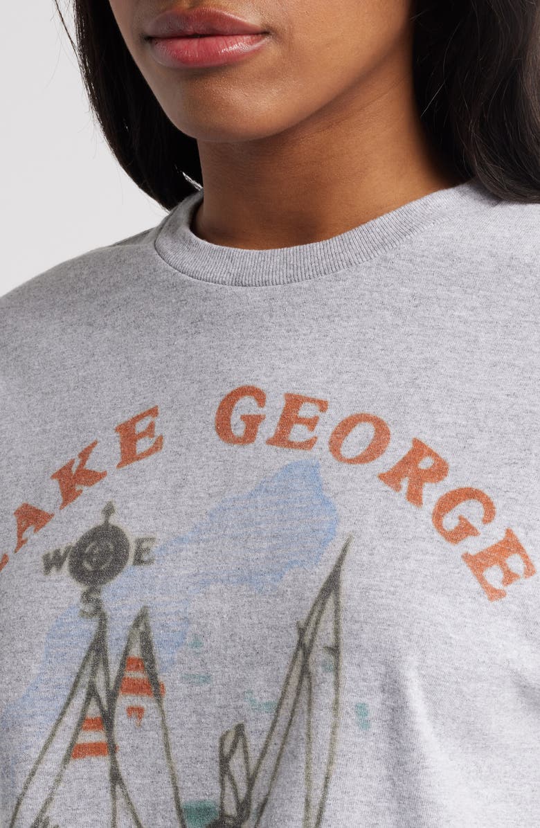 Junk Food Lake George Sailing Cotton Graphic T-Shirt, Alternate, color,