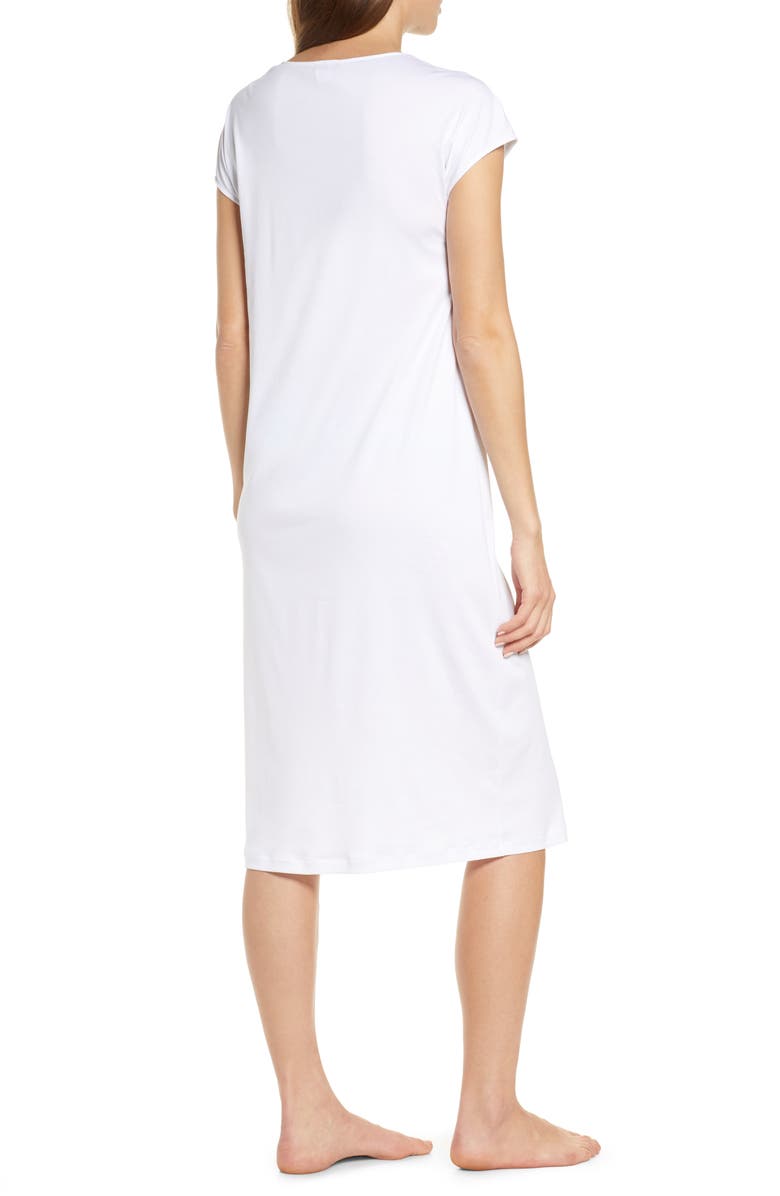 Hanro Najuma Cap Sleeve Nightgown, Alternate, color, 