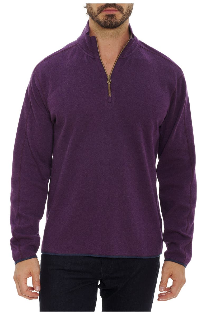 Robert Graham Callon Quarter Zip Sweater, Main, color,