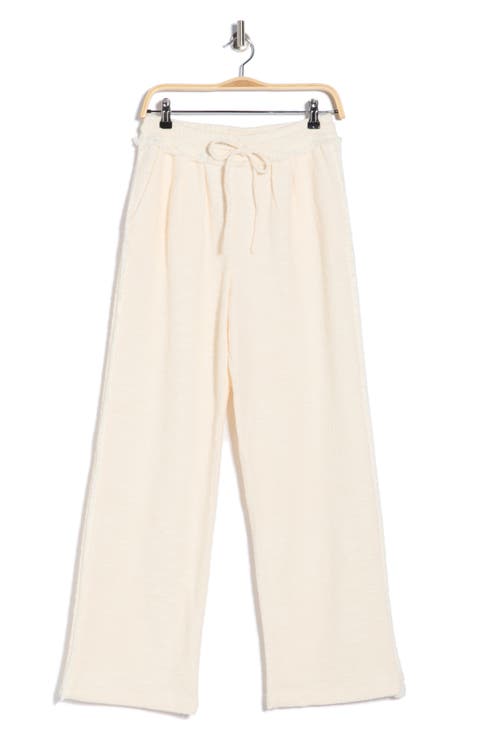 Fringe Cotton Blend Pull-On Pants