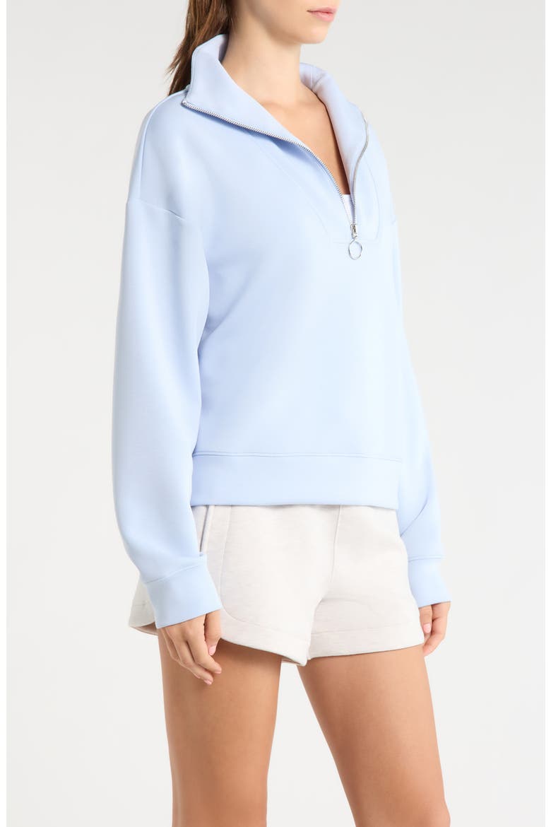 Dream Weave Quarter Zip Sweatshirt, Alternate, color, BLUE MIST