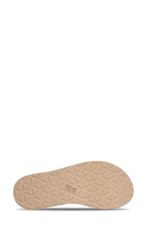 Teva Original Universal Sandal In Modern Check Taupe