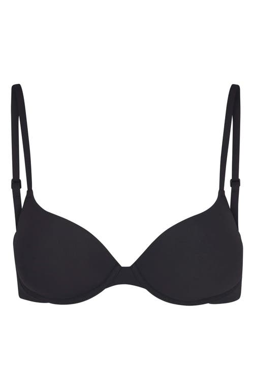 Skims Fits Everybody Push-up Bra In Onyx