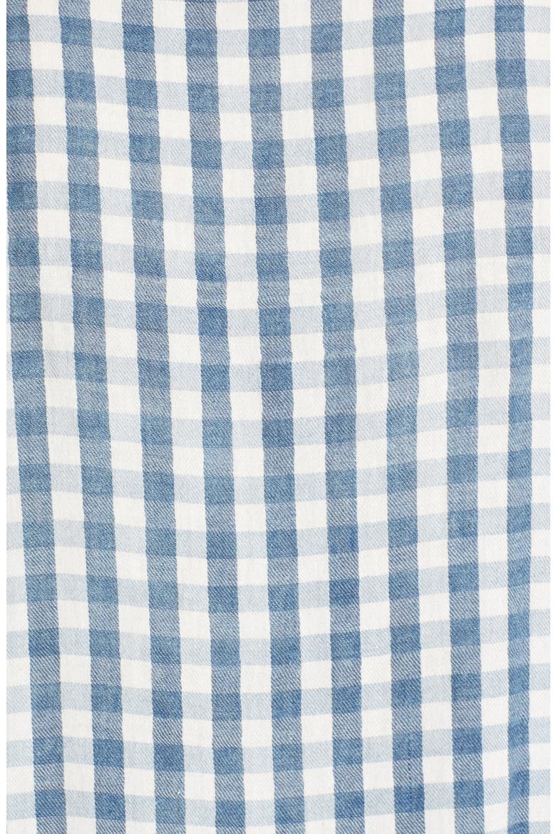 'Louise' Gingham Shirt, Alternate, color, BLUE/ WHITE