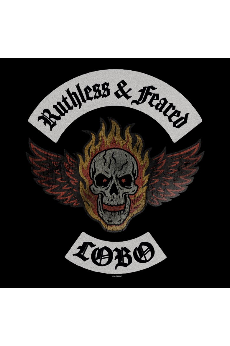 Men's Supergirl Ruthless And Feared Patch  Graphic T-Shirt, Alternate, color, Black