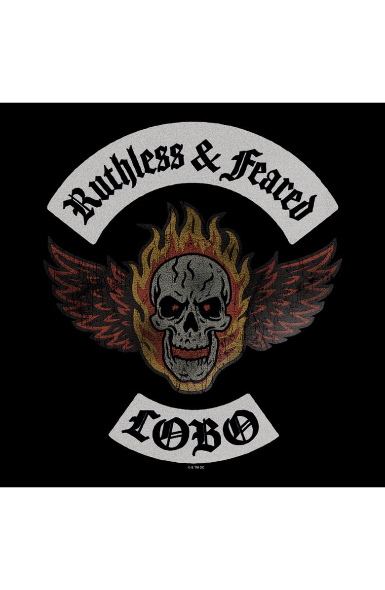 Supergirl Men's Supergirl Ruthless And Feared Patch Graphic T-Shirt, Alternate, color, Black