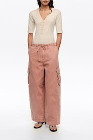 Bimba y Lola Denim Cargo Trousers