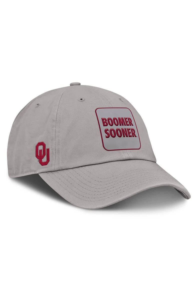 Jordan Brand Men's Jordan Brand Gray Oklahoma Sooners Local Club Adjustable Hat, Alternate, color, Gray
