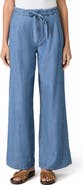 PAIGE Ingrid Tie Waist Wide Leg Jeans