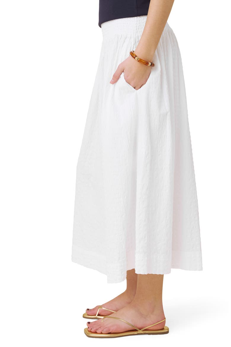 Gigi A-Line Skirt, Alternate, color, WHITE