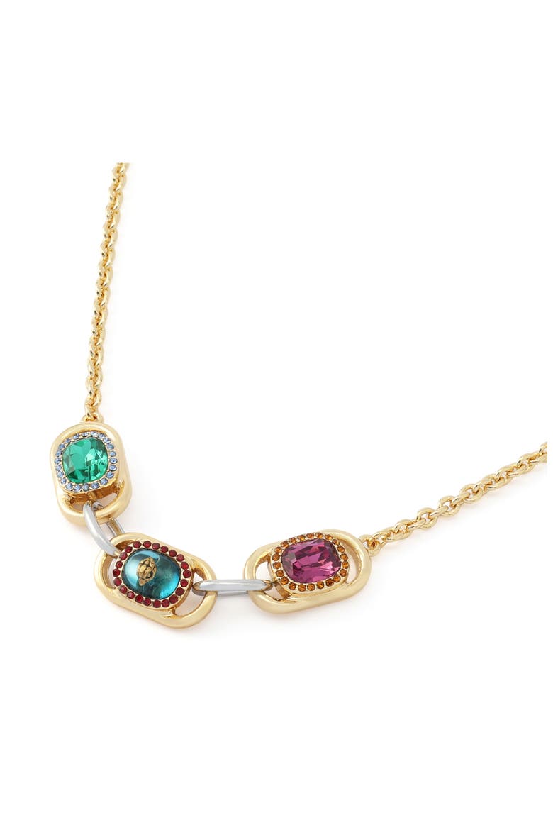 Gemstone Frontal Chain Necklace, Alternate, color, MULTI