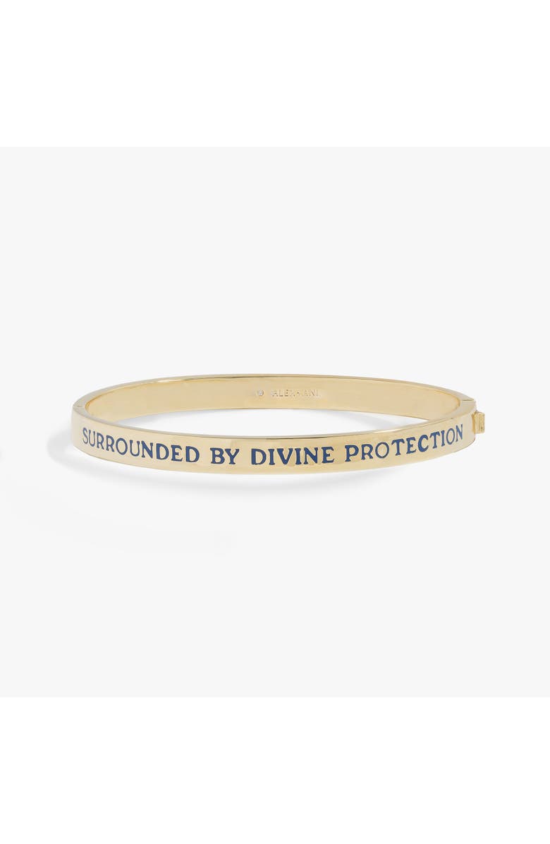 Alex and Ani Divine Protection Hinge Cuff Bracelet, Alternate, color, 