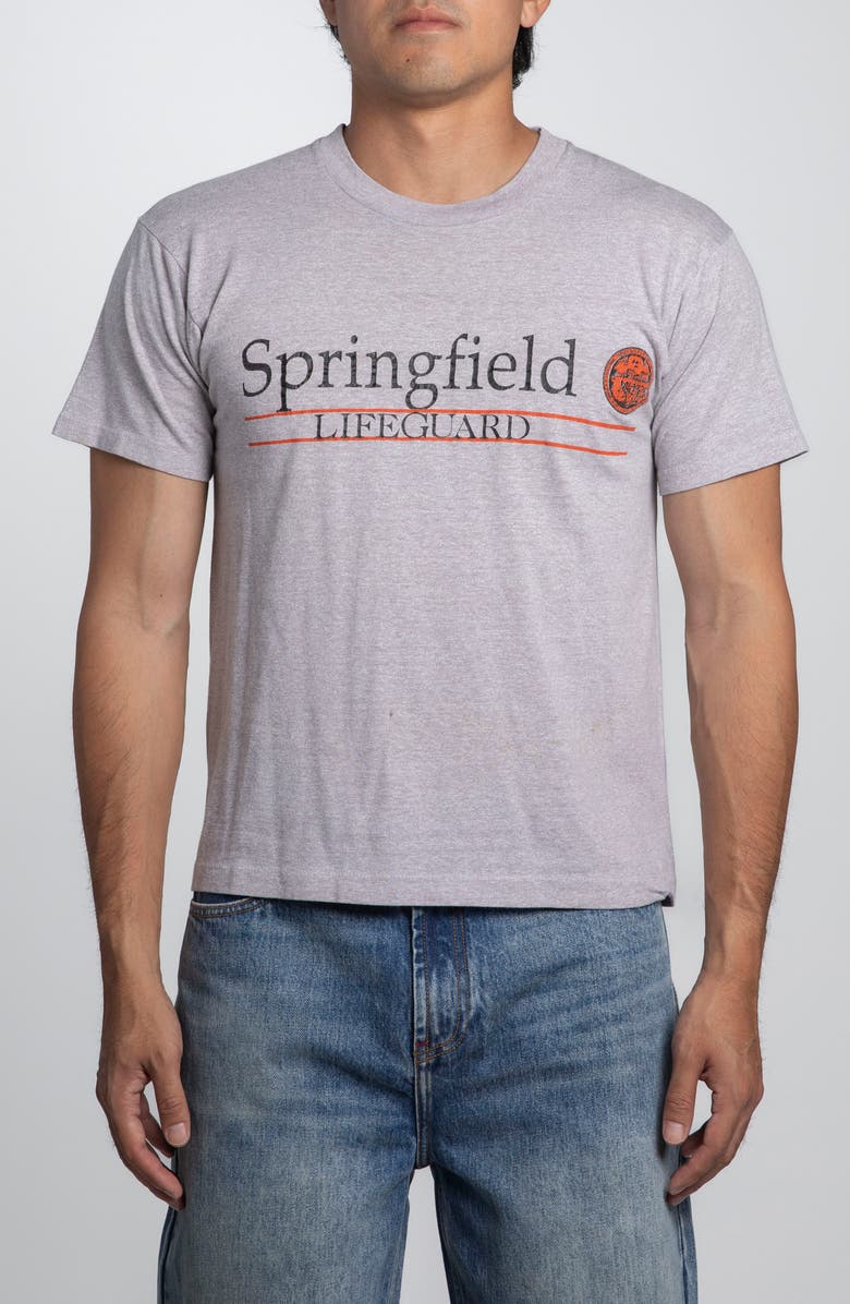 Elwood Vintage Springfield Lifeguard Tee, Main, color, Grey