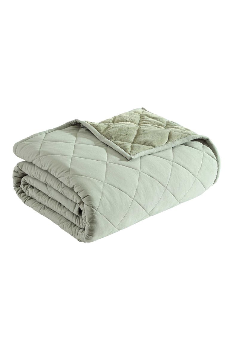 Classic Soft Solid Blanket, Main, color, GREEN