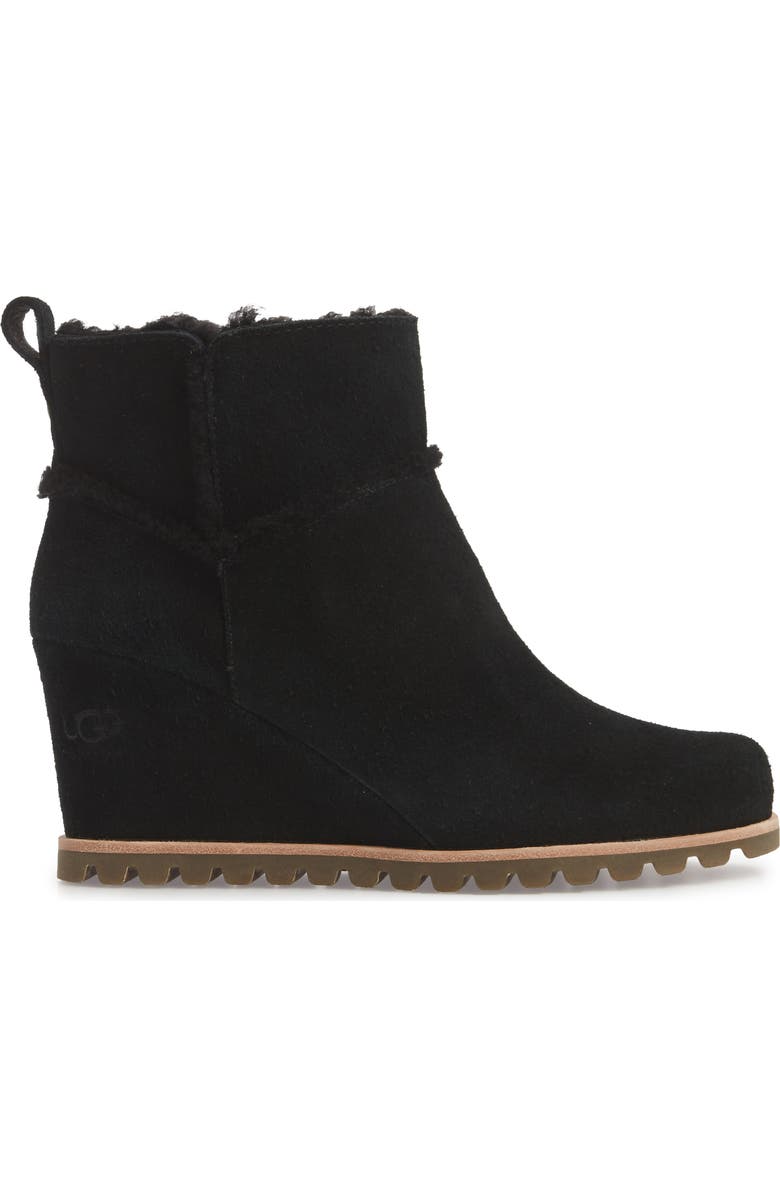 UGG<sup>®</sup> Marte Waterproof Wedge Bootie, Alternate, color,