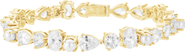 Untamed Petals Ever After Pearl and Crystal Bracelet