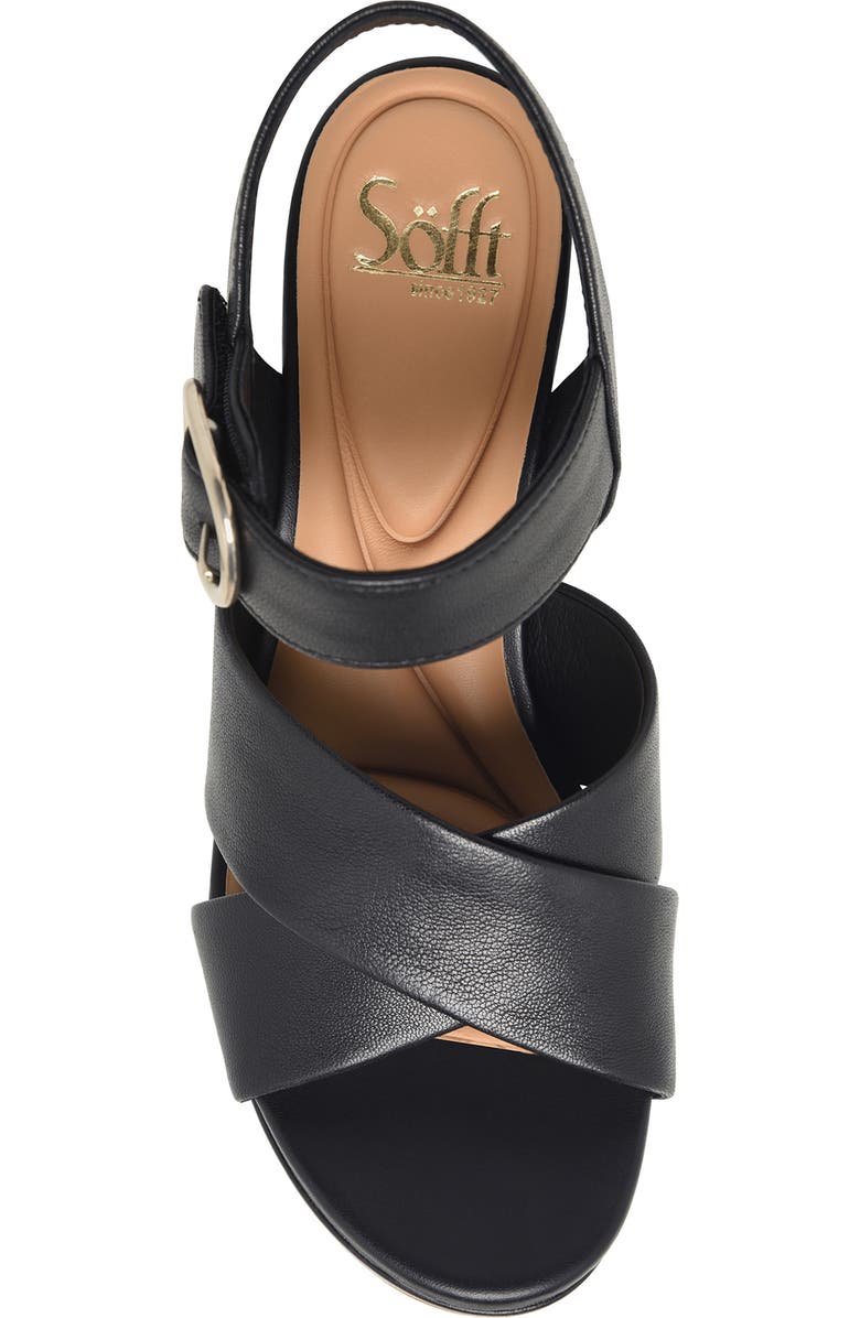 Söfft Lizzie Ankle Strap Platform Sandal, Alternate, color,