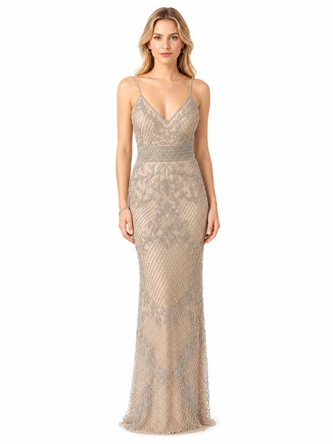 where to find a formal dress near me Women's Beige Dresses & Evening Gowns prom dress stores near me