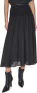 DKNY Mixed Media Skirt