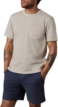 Faherty Patch Pocket Cotton T-Shirt