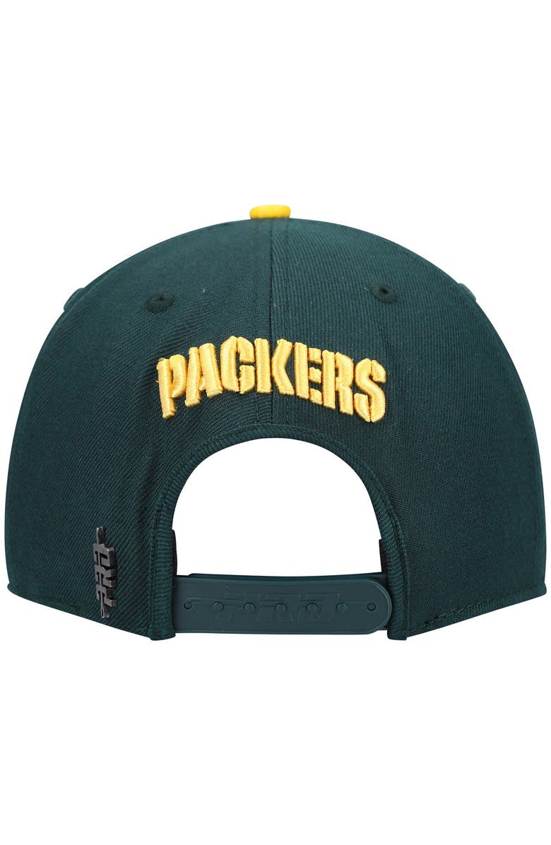 PRO STANDARD Men's Pro Standard Green/Gold Green Bay Packers 2Tone Snapback Hat, Alternate, color,