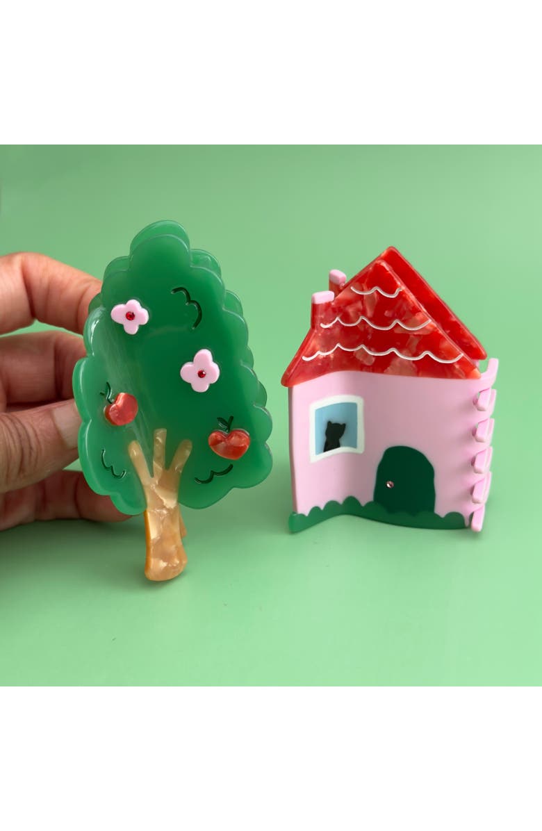 Centinelle Tree Hair Claw, Alternate, color, Green