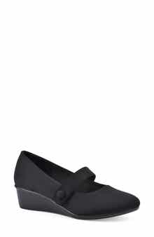 CLIFFS BY WHITE MOUNTAIN Brightly Mary Jane Wedge Pump
