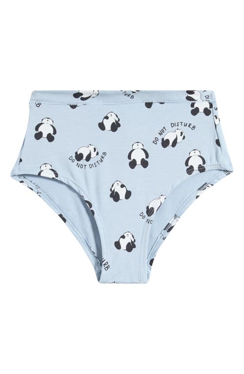 Meundies Feelfree High Waist Briefs In Do Not Disturb