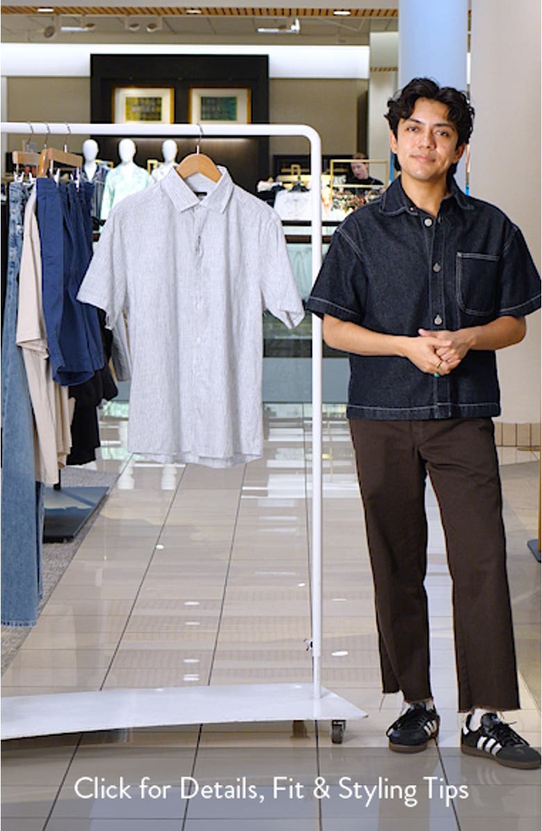 Daxton Print Cotton Blend Sport Shirt, sales video thumbnail