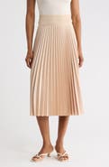 Theory Dorothea Ribbed Pleated A-Line Skirt