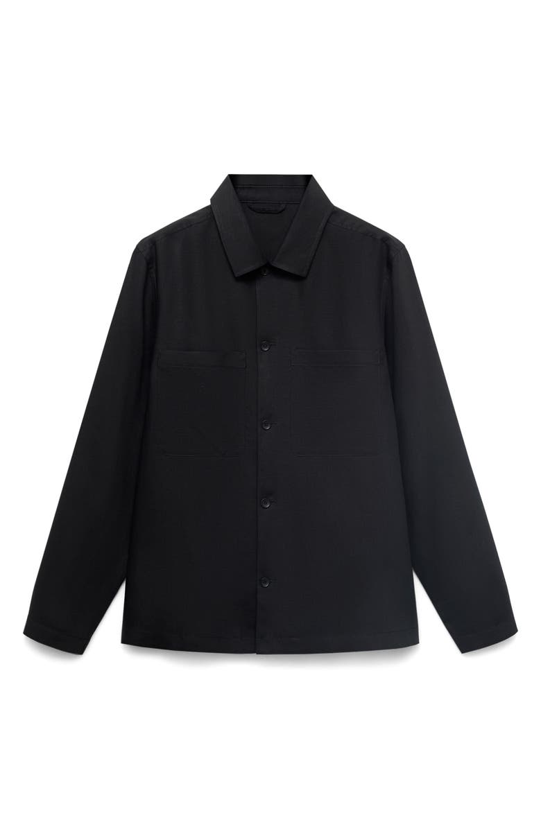 MANGO Chore Jacket, Alternate, color, Black