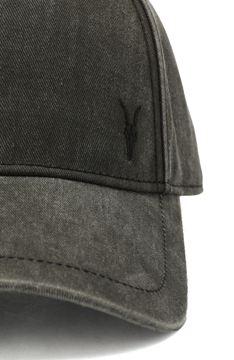 AllSaints Ramskull Baseball Cap, Alternate, color, Washed Black