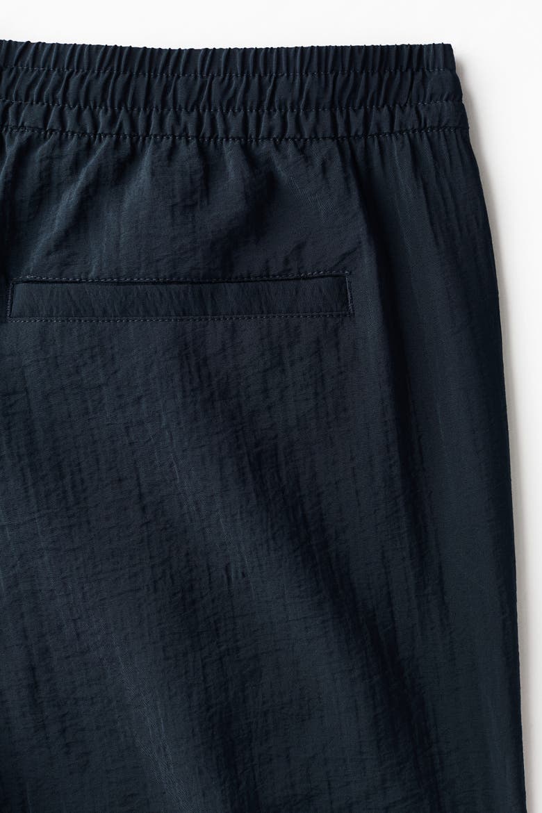 Relaxed Fit Textured Shorts, Alternate, color, Black