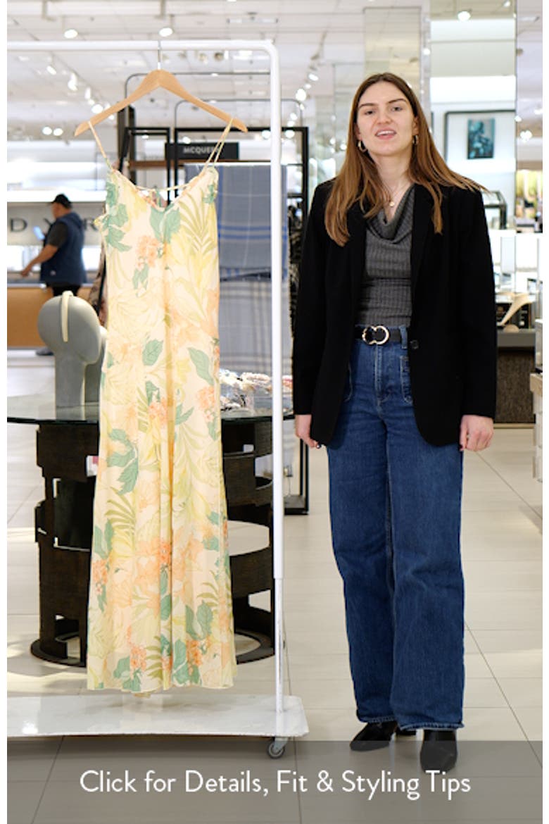 Hana Floral Print A-Line Dress video