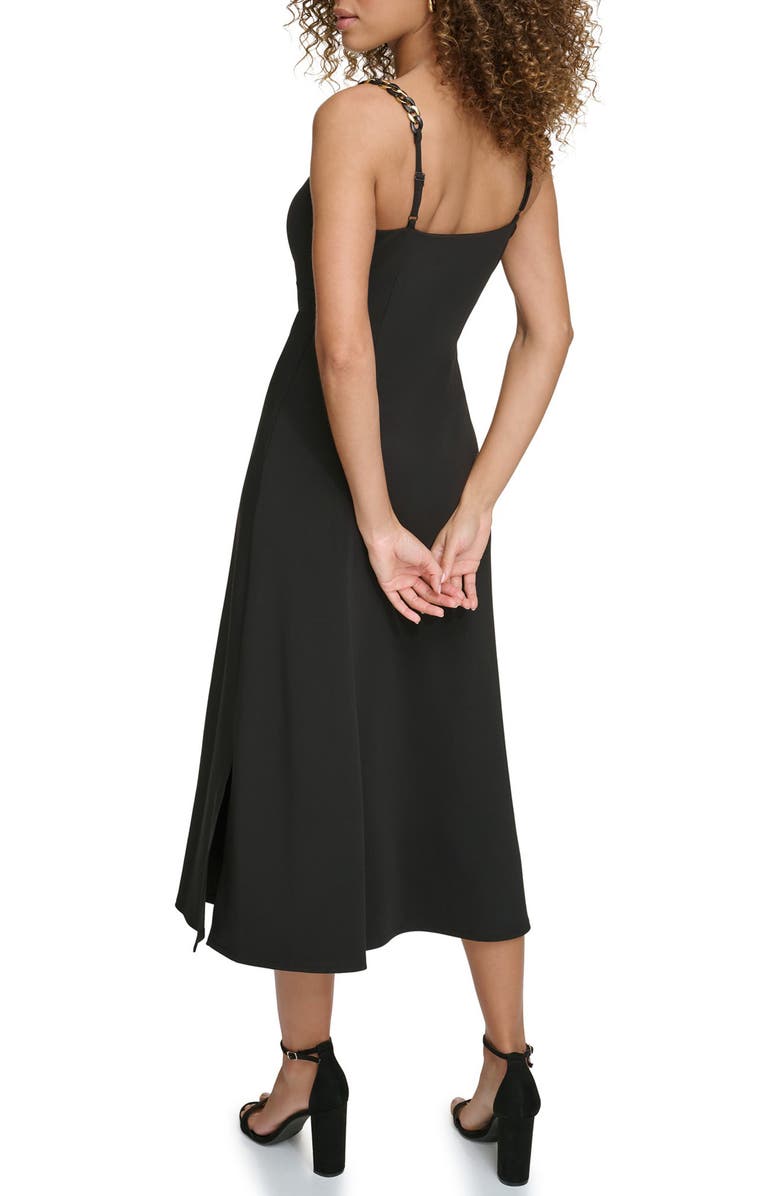 Siena Chain Strap Maxi Dress, Alternate, color, Black