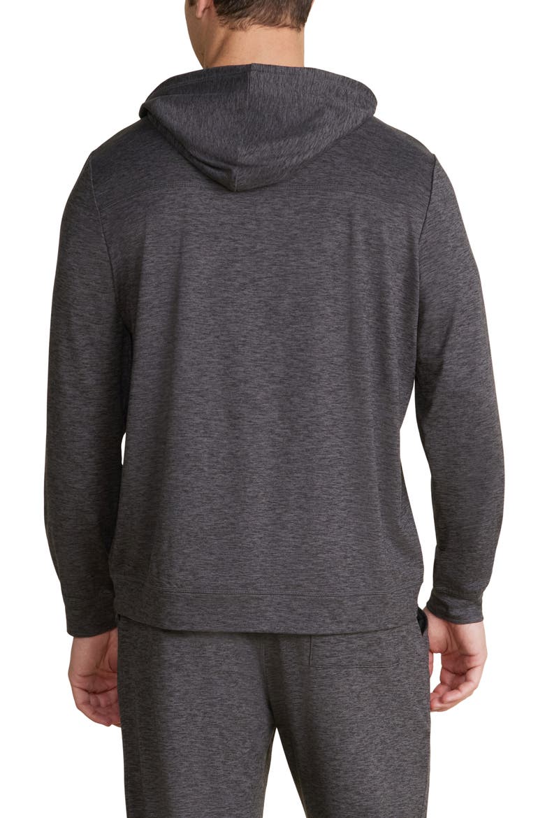 Malibu Collection® Butterchic Knit® Hoodie, Alternate, color, HEATHER CARBON