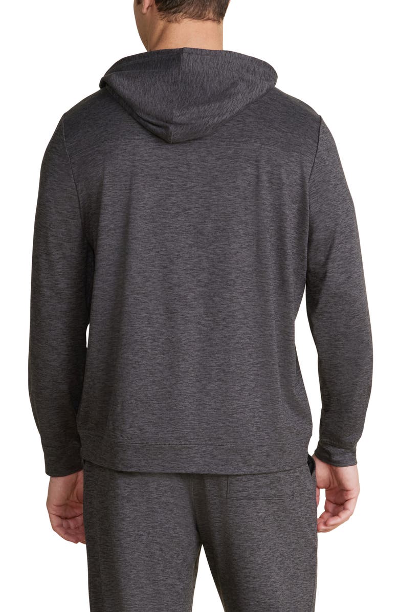 Barefoot Dreams<sup>®</sup> Malibu Collection<sup>®</sup> Butterchic Knit<sup>®</sup> Hoodie, Alternate, color, Heather Carbon