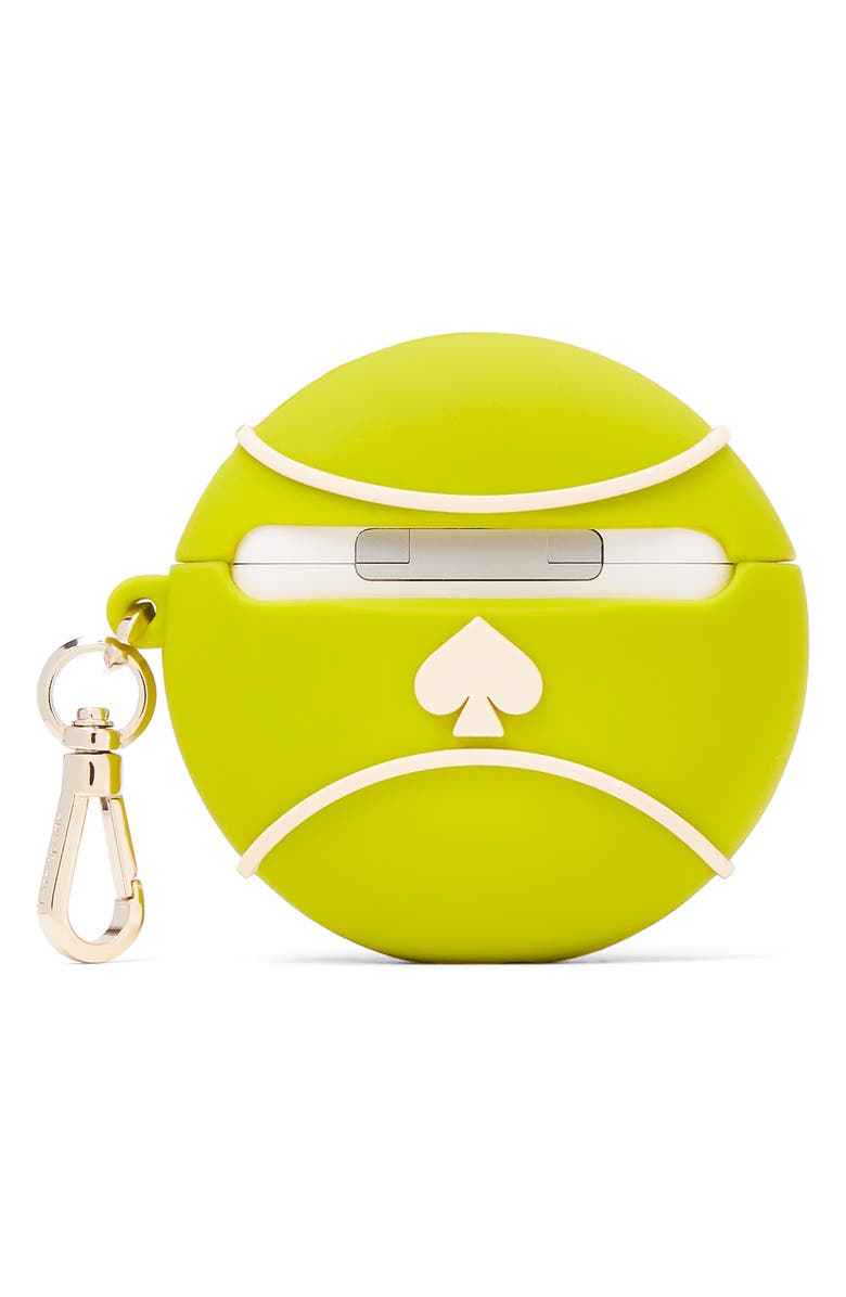 Kate Spade New York courtside tennis silicone airpods case, Alternate, color,