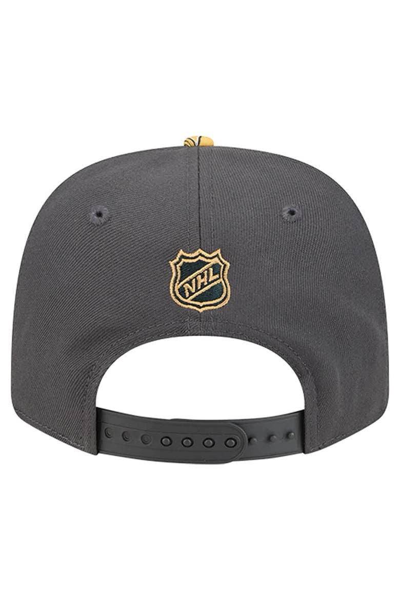 Men's New Era Grey Vegas Golden Knights Mascot Visor 9SEVENTY Adjustable Hat, Alternate, color, Gray