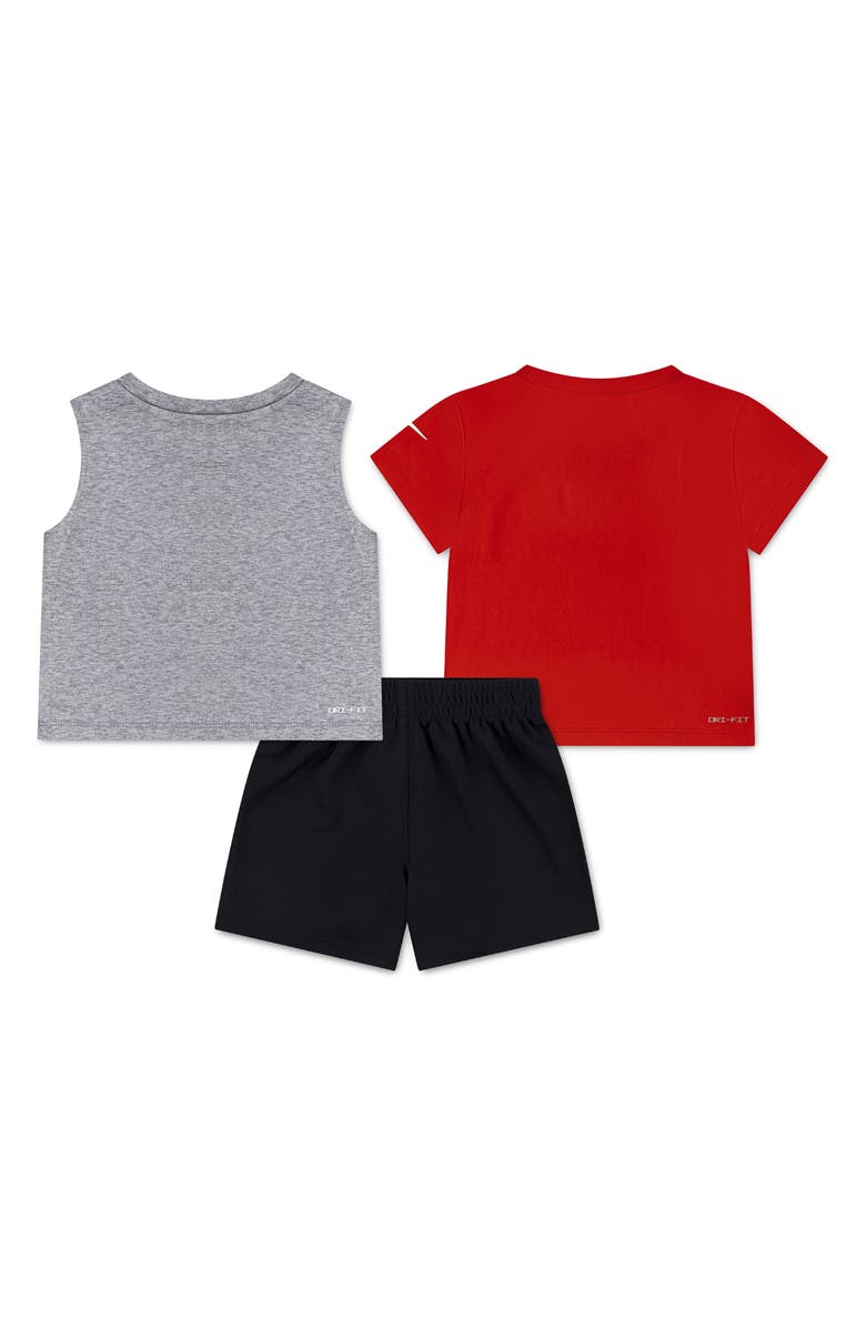 Nike Graphic Tee, Tank & Shorts Set, Alternate, color, Black