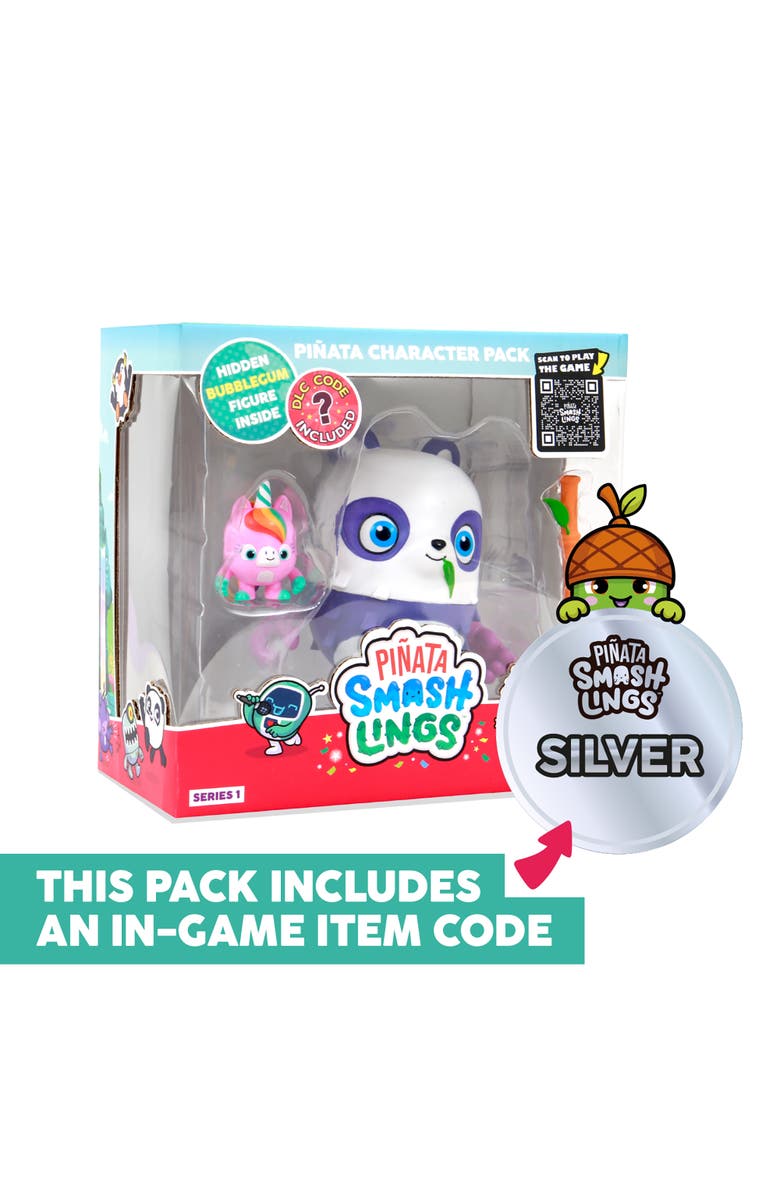 Pinata Smashlings Pinata Box Sana The Panda 5" Pinata Character W/ Stick, Alternate, color, Multicolored